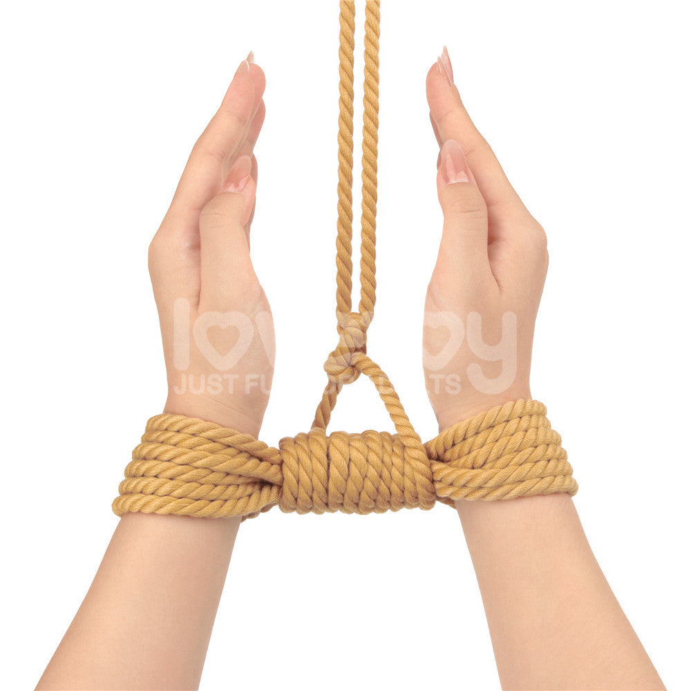 Rebellion Reign Bondage Rope - Natural - Natural Bondage Rope - 10 metre length Lovetoy