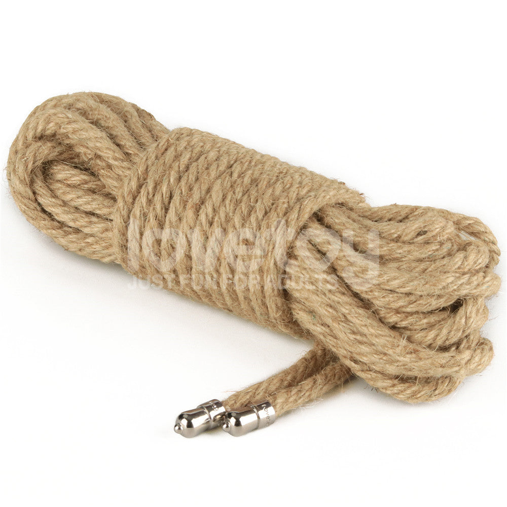Rebellion Reign Hemp Bondage Rope - Rustic - Rustic Bondage Rope - 10 metre length Lovetoy