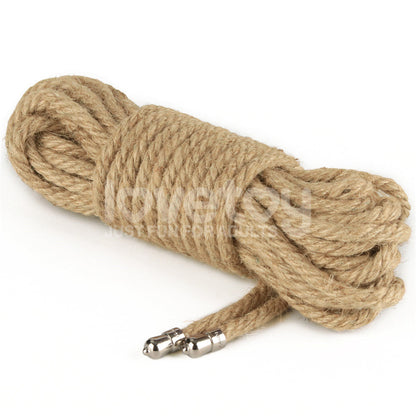 Rebellion Reign Hemp Bondage Rope - Rustic - Rustic Bondage Rope - 10 metre length Lovetoy
