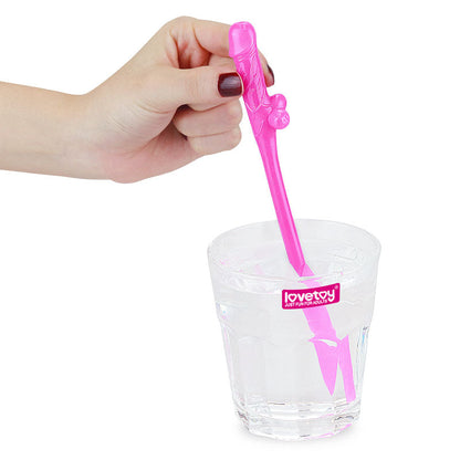 Jokes & Parties Original Willy Straws - Coloured Dicky Straws - Set of 9 Lovetoy