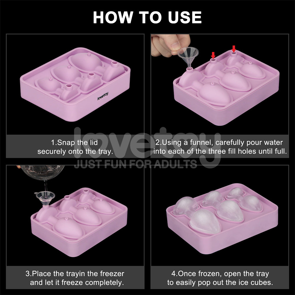 Jokes & Parties Butt Plug Silicone Ice Tray - Novelty Ice Tray Lovetoy