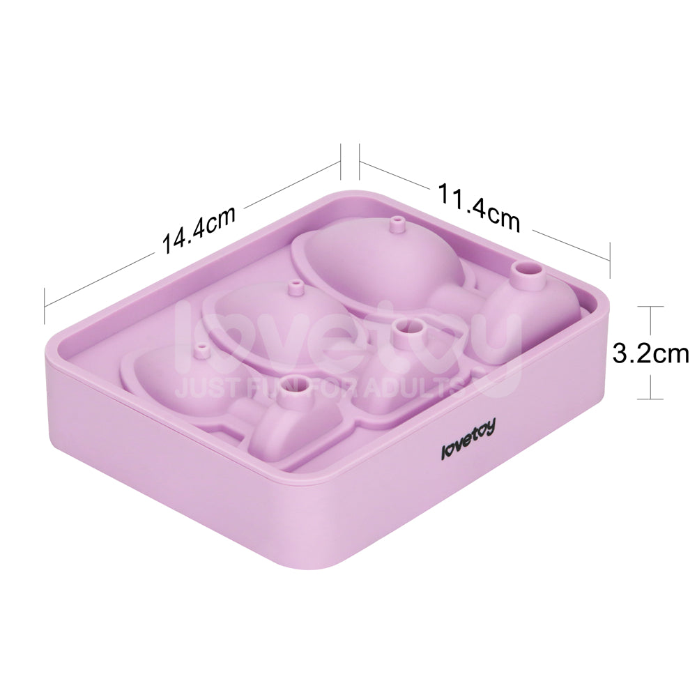 Jokes & Parties Butt Plug Silicone Ice Tray - Novelty Ice Tray Lovetoy