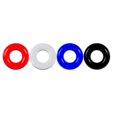 LEVELZ Multicolour Cock Ring Set - 4 Pack - Coloured Cock Rings - 4 Pack