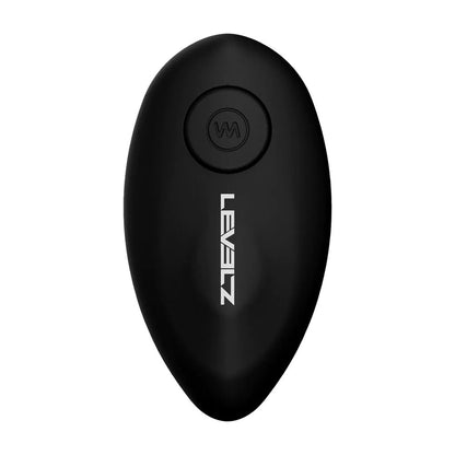 LEVELZ Remote Controlled Vibrating TriO Cock Ring with Prostate Stimulator - Black USB Rechargeable Vibrating Cock Ring with Anal Plug