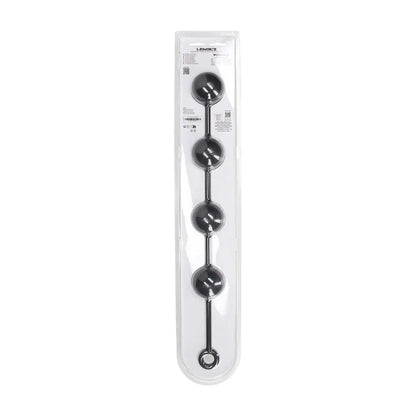 LEVELZ Round Anal Balls - XXL - 60mm - Black 52.5 cm XXL Anal Beads