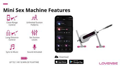Lovense Mini Sex Machine Launch Kit  - Club X