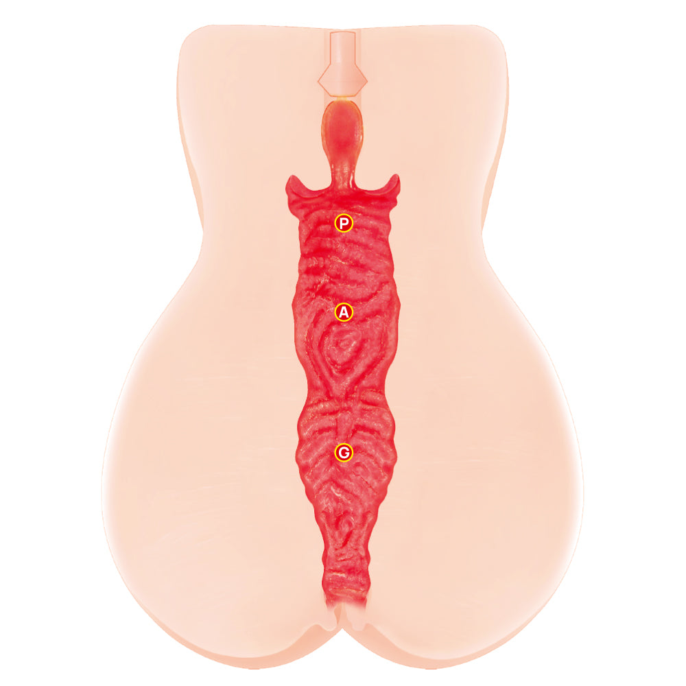 Kokos Vanilla Onahole 004 - Flesh Dual Layer Vagina Stroker