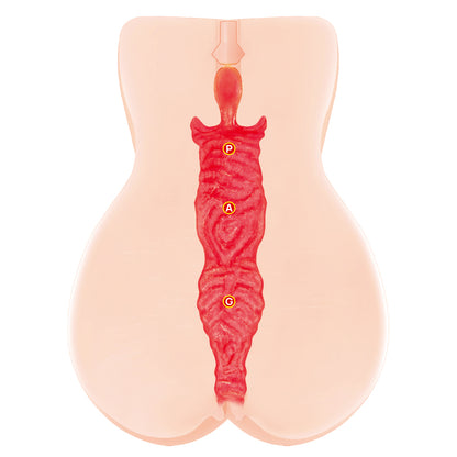 Kokos Vanilla Onahole 004 - Flesh Dual Layer Vagina Stroker