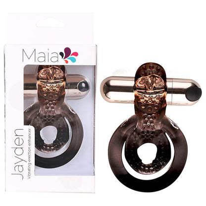 Maia Jayden - Rose Gold USB Rechargeable Vibrating Cock & Ball Rings Maia Toys