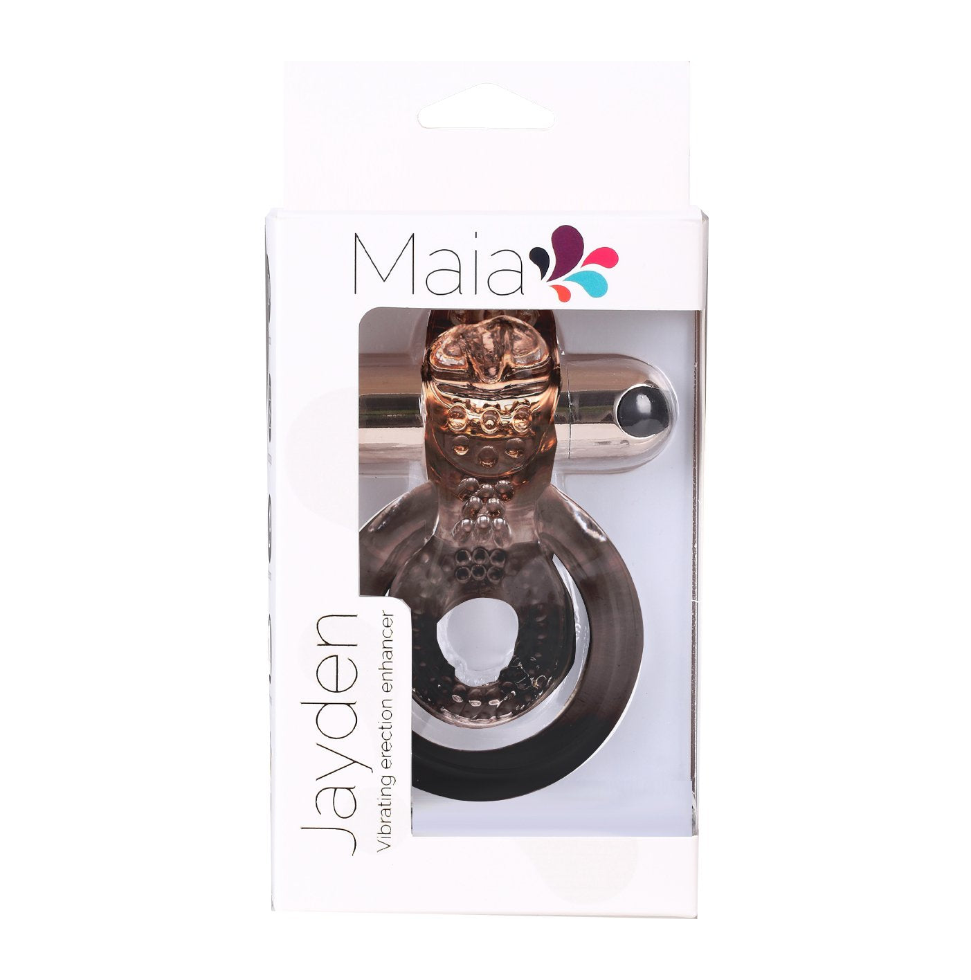Maia Jayden - Rose Gold USB Rechargeable Vibrating Cock & Ball Rings Maia Toys