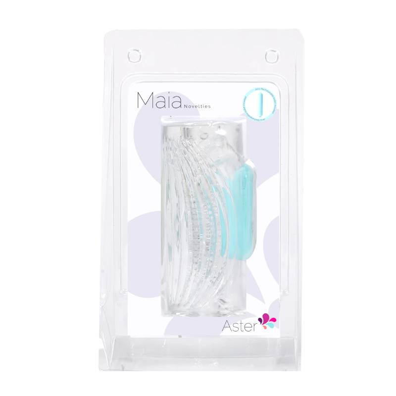 Maia Aster - Clear Vibrating Stroker Sleeve Maia Toys