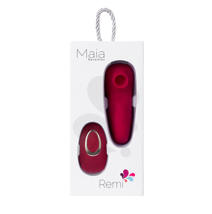Maia Remi - Red USB Rechargeable Panty Vibe with Suction Maia Toys