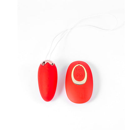 Maia SHORTCAKE - Red USB Rechargeable Vibrating Egg with Wireless Remote Maia Toys