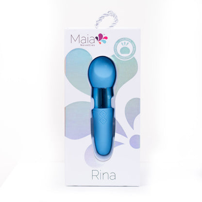 Maia RINA - Blue - Blue 13.3 cm USB Rechargeable Vibrator Maia Toys