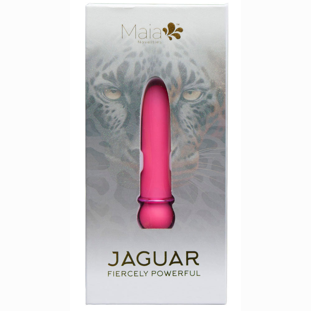Maia JAGUAR - Pink - Pink 10.1 cm USB Rechargeable Bullet Maia Toys