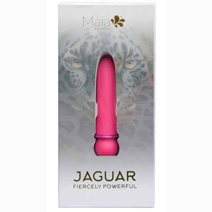 Maia JAGUAR - Pink - Pink 10.1 cm USB Rechargeable Bullet Maia Toys