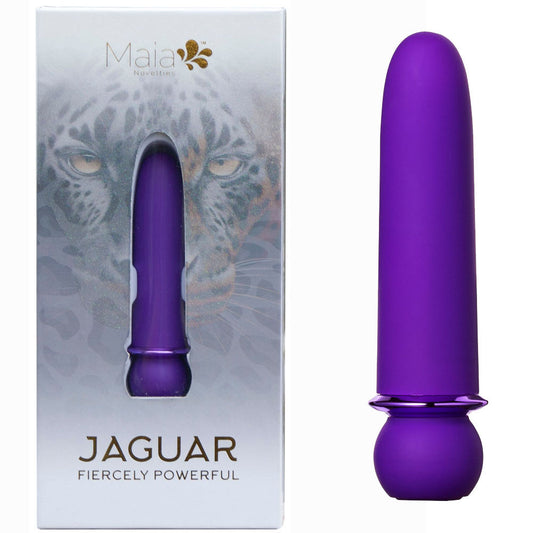 Maia JAGUAR - Purple - Purple 10.1 cm USB Rechargeable Bullet Purple - Club X