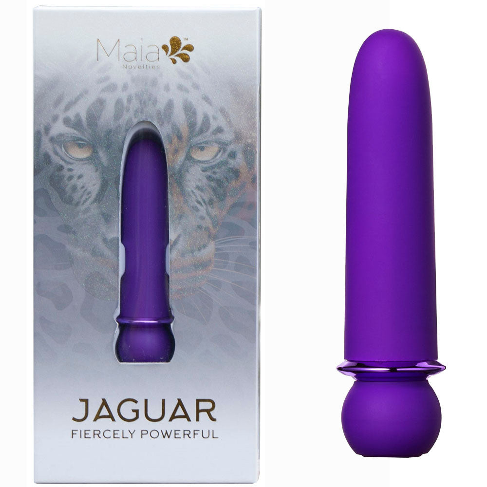 Maia JAGUAR - Purple - Purple 10.1 cm USB Rechargeable Bullet Maia Toys