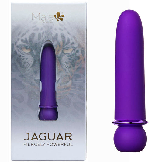Maia JAGUAR - Purple - Purple 10.1 cm USB Rechargeable Bullet Maia Toys