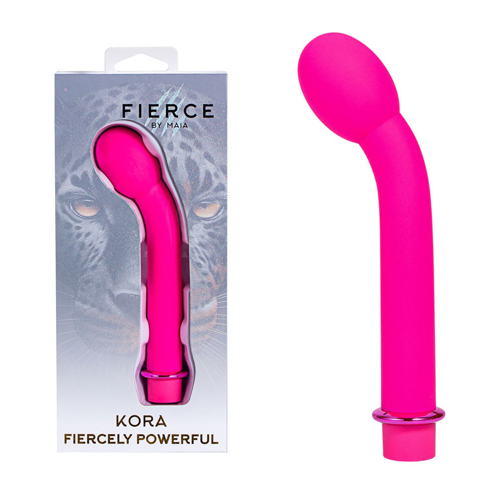 Maia KORA - Pink 17.8 cm USB Rechargeable G-Spot Vibrator Pink - Club X