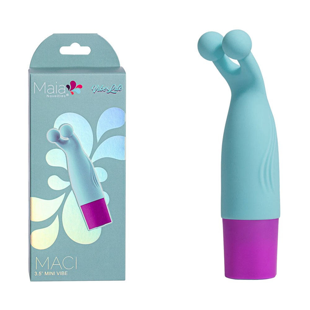Maia MACI - Light Blue 8.9 cm USB Rechargeable Bullet Maia Toys