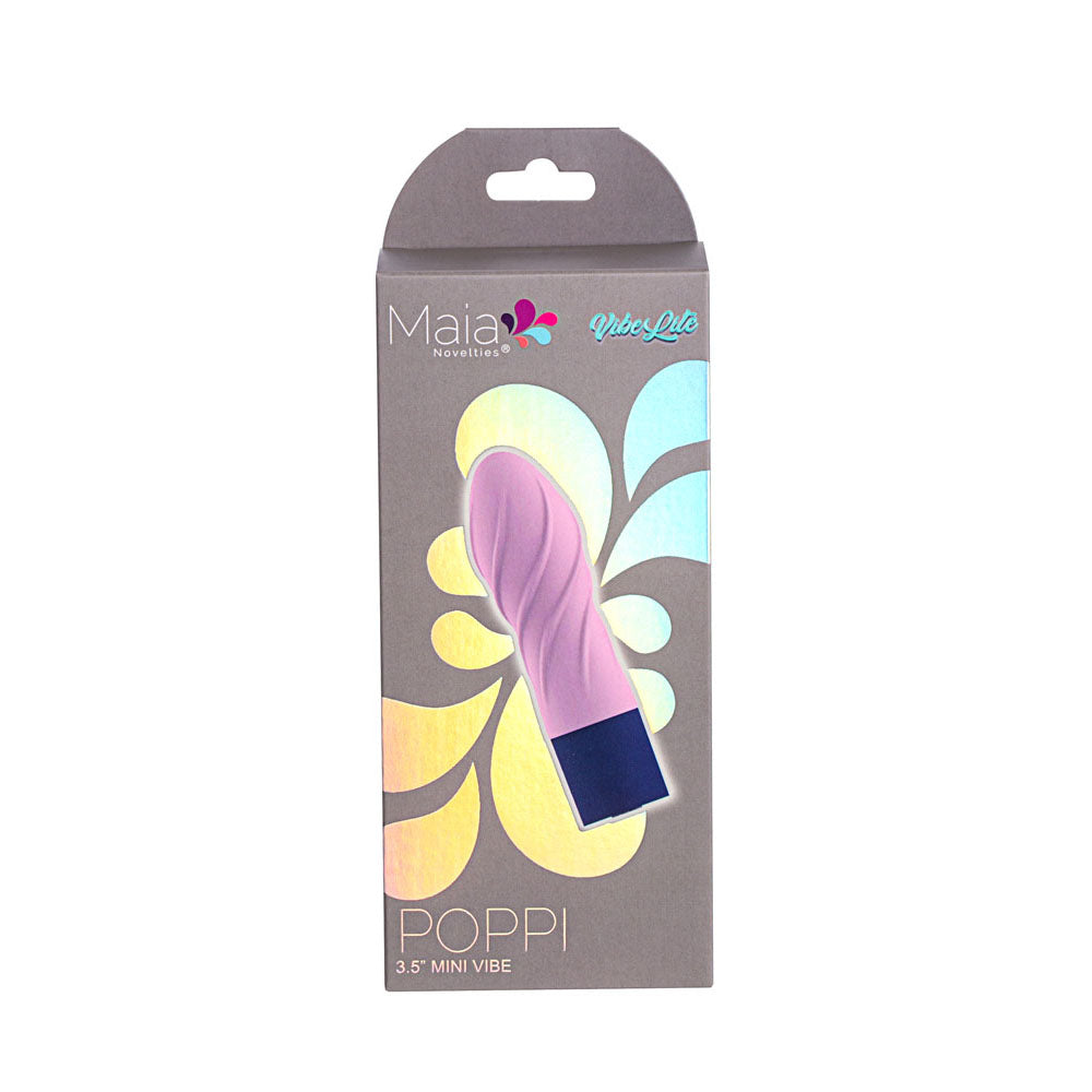 Maia POPPI - Light Pink 8.9 cm USB Rechargeable Bullet Maia Toys
