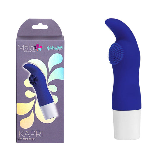 Maia KAPRI - Blue 8.9 cm USB Rechargeable Bullet Blue - Club X