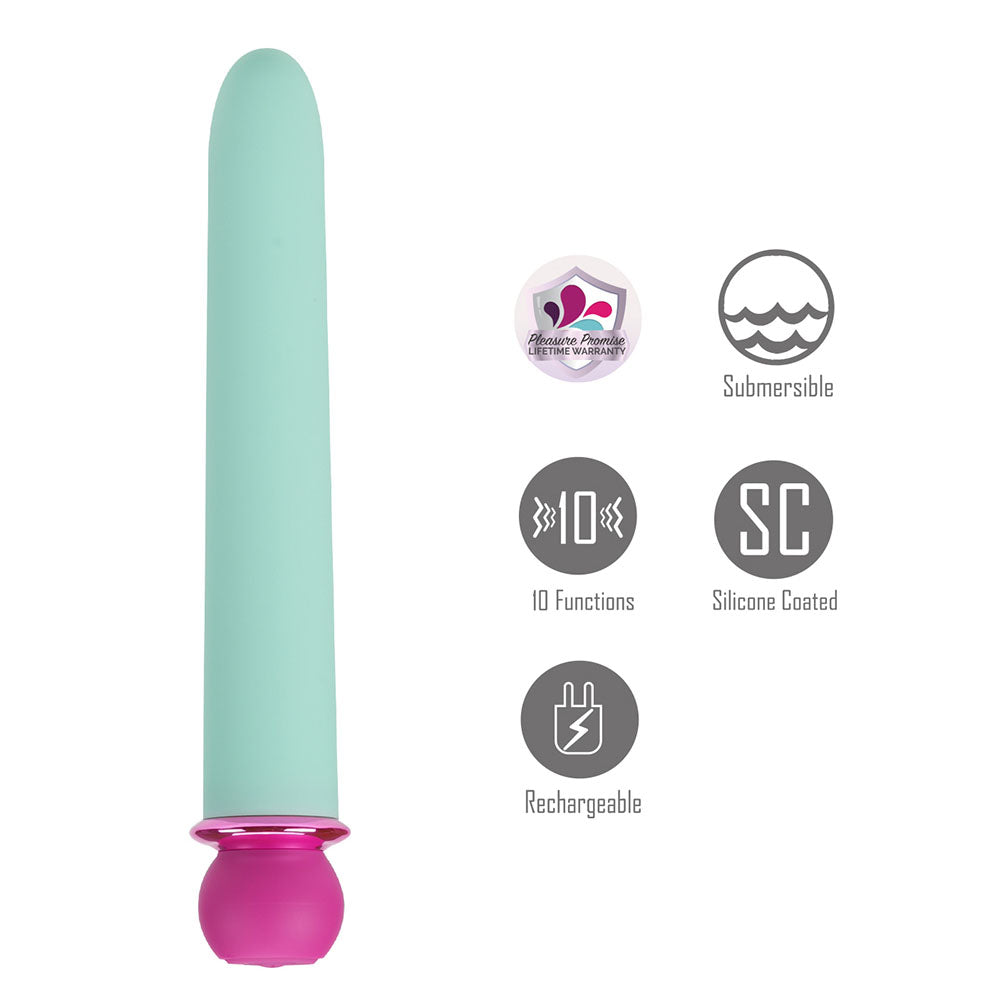 Maia RORI - Teal - Teal 15.2 cm USB Rechargeable XL Bullet Maia Toys