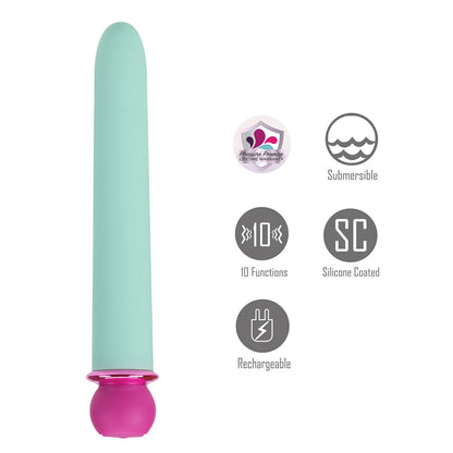 Maia RORI - Teal - Teal 15.2 cm USB Rechargeable XL Bullet Maia Toys
