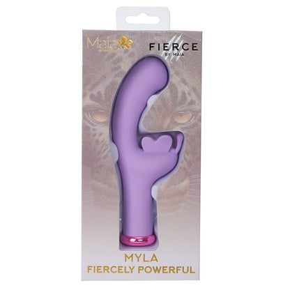 Maia MYLA - Lavender - Lavender 15.9 cm USB Rechargeable Butterfly Vibrator Maia Toys