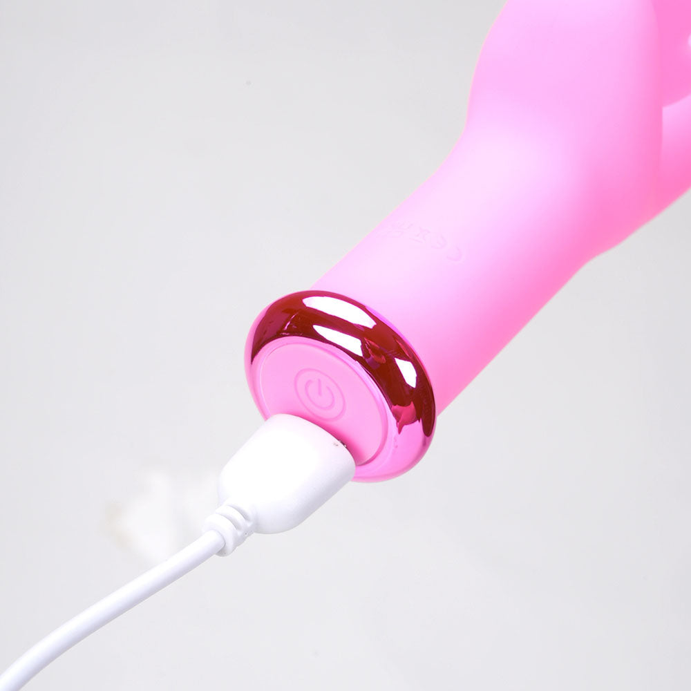 Maia MYLA - Pink - Pink 15.9 cm USB Rechargeable Butterfly Vibrator Maia Toys