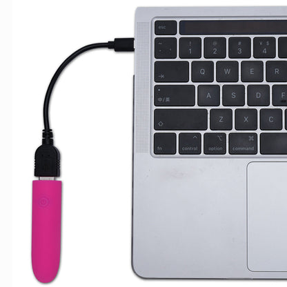 Maia VIBEDRIVE - Pink - Pink 10 cm USB Rechargeable Bullet with 16 GB Storage Maia Toys