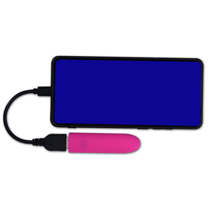 Maia VIBEDRIVE - Pink - Pink 10 cm USB Rechargeable Bullet with 16 GB Storage Maia Toys