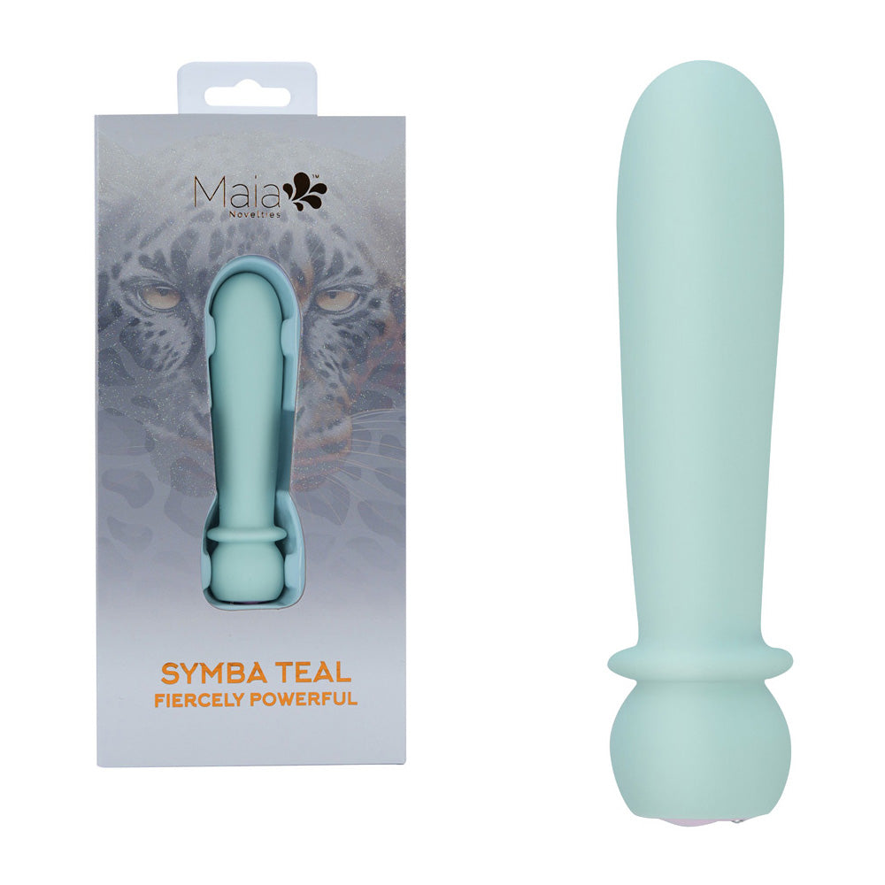 Maia SYMBA - Teal - Teal 10.8 cm USB Rechargeable Powerful Bullet Maia Toys