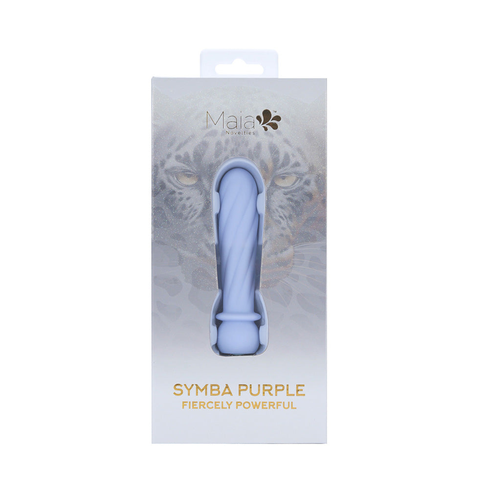 Maia SYMBA - Purple - Purple 10.8 cm USB Rechargeable Powerful Bullet Maia Toys