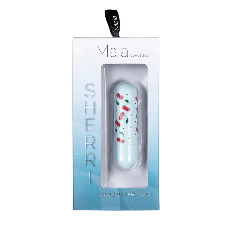 Maia Sherri - Baby Blue 7.6 cm USB Rechargeable Bullet Maia Toys