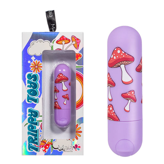 Maia JESSI Trippy - Lavender 7.6 cm USB Rechargeable Bullet Purple - Club X