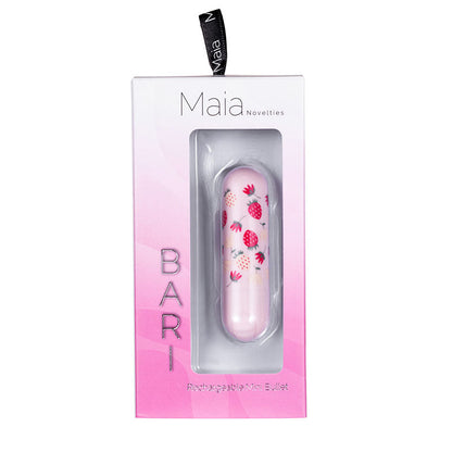Maia Bari - Baby Pink 7.6 cm USB Rechargeable Bullet Maia Toys