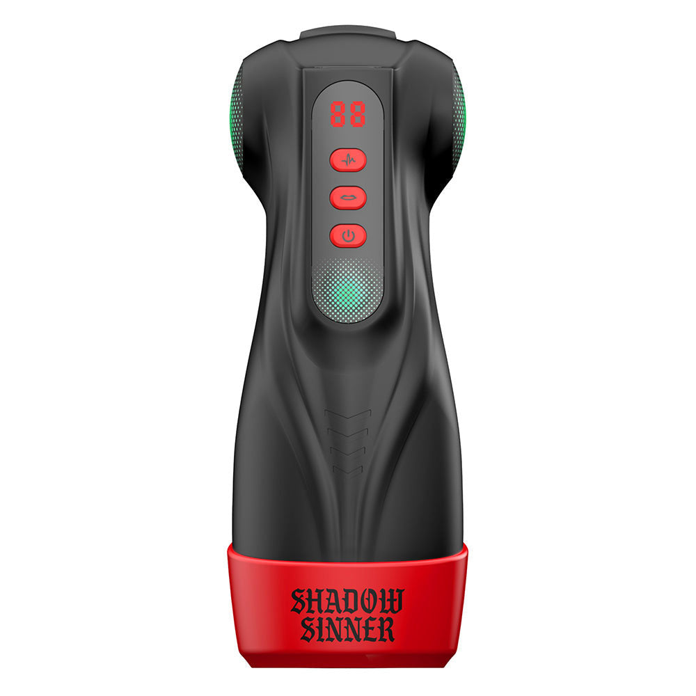 MASTURS Raven - USB Rechargeable Vibrating and Sucking Auto Stroker with Augmented Reality