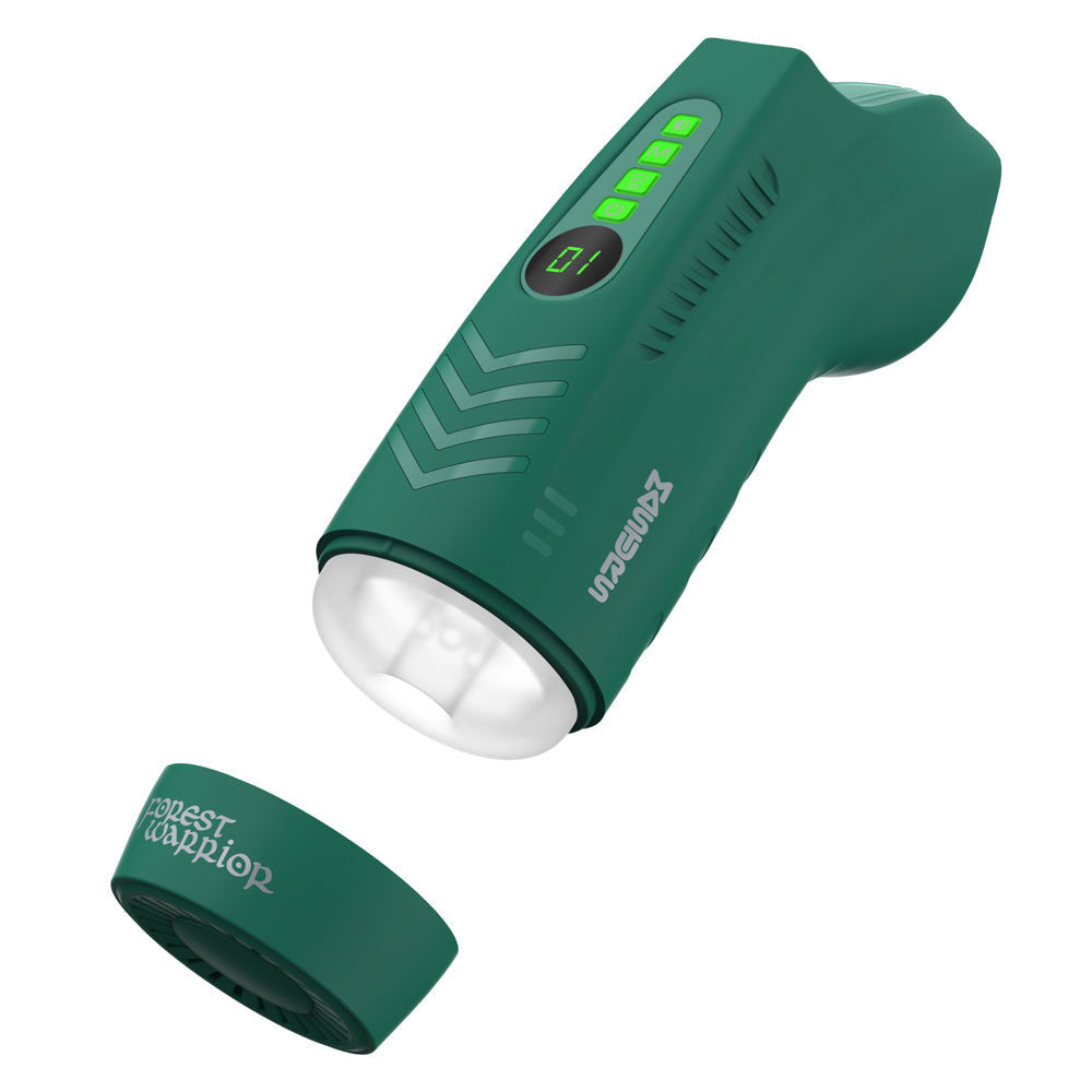 MASTURS Ayla - USB Rechargeable Sucking, Vibrating & Talking Auto Stroker with Augmented Reality