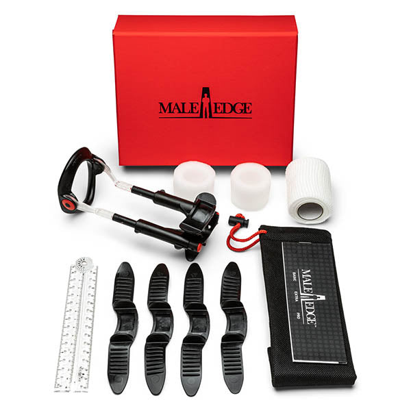 MaleEdge Pro Kit - Penis Enlarger Kit in Red Case Maleedge