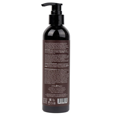 Hemp Seed Massage Lotion - Kashmir Musk (Brandy, Jasmine, Cedarwood Musk) Scented - 237 ml Bottle Earthly Body
