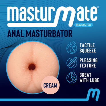 Masturmate - Butt - Cream - Flesh Anal Stroker Creative Conceptions