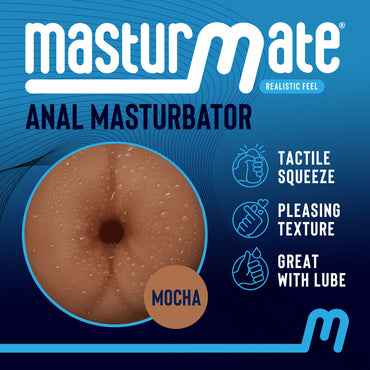 Masturmate - Butt - Mocha - Brown Anal Stroker Creative Conceptions