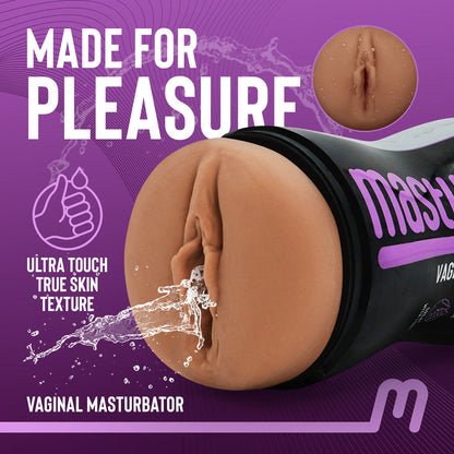 Masturmate - Vagina - Mocha - Brown Vagina Stroker Creative Conceptions