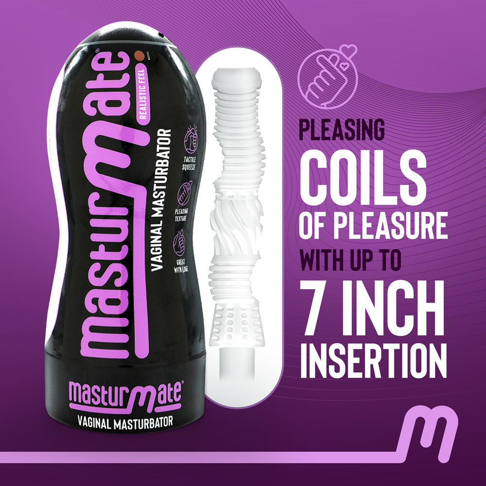 Masturmate - Vagina - Mocha - Brown Vagina Stroker Creative Conceptions