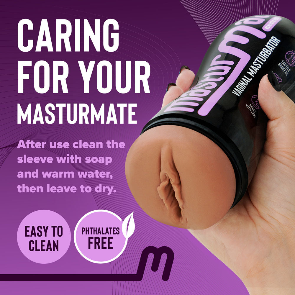 Masturmate - Vagina - Mocha - Brown Vagina Stroker Creative Conceptions