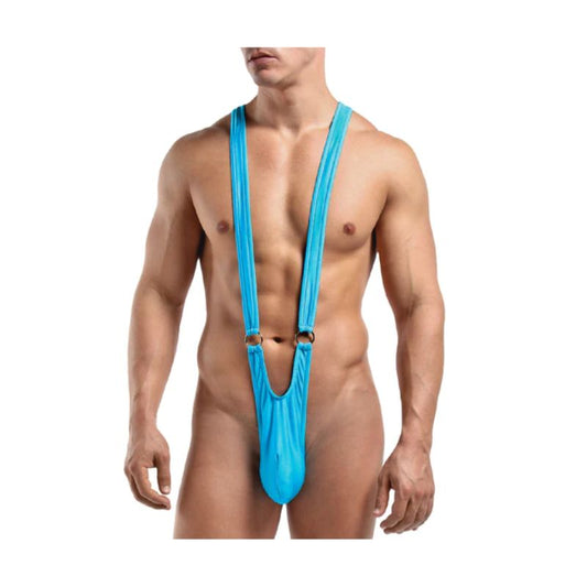Male Power Sling Front Rings Blue - Large/Xl  - Club X