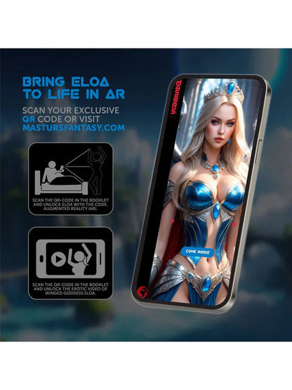 MASTURS Eloa - USB Rechargeable Sucking & Vibrating Auto Stroker with Augmented Reality Shots Toys