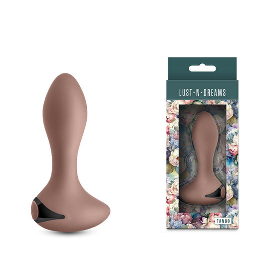 Lust-n-Dreams - Tango - Autumn - Beige 11.5 cm USB Rechargeable Vibrating Butt Plug Beige - Club X